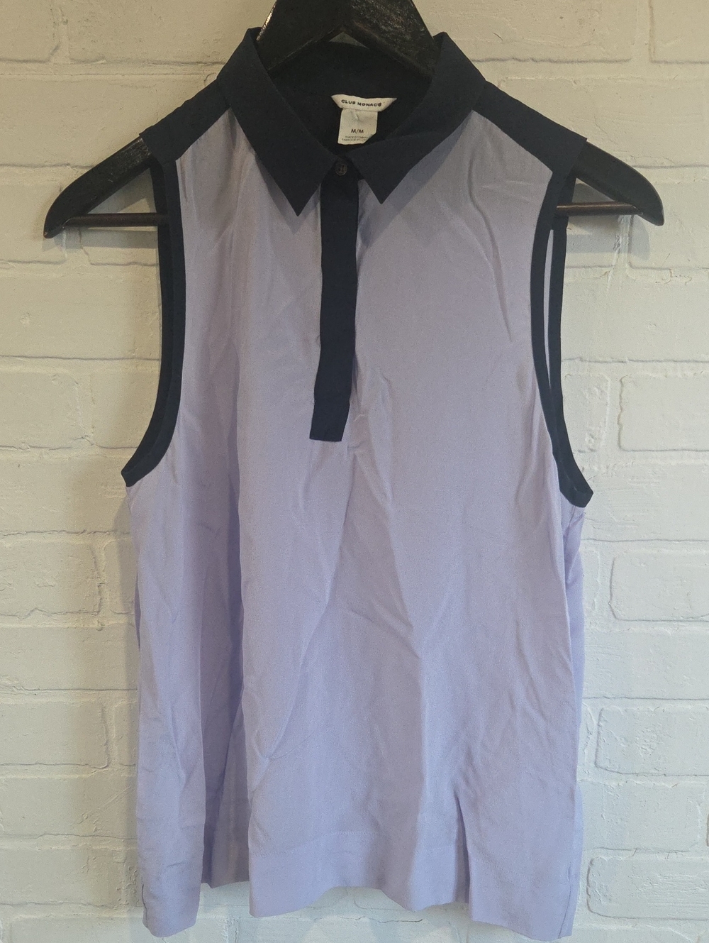 Club Monaco Silk Sleeveless Blouse